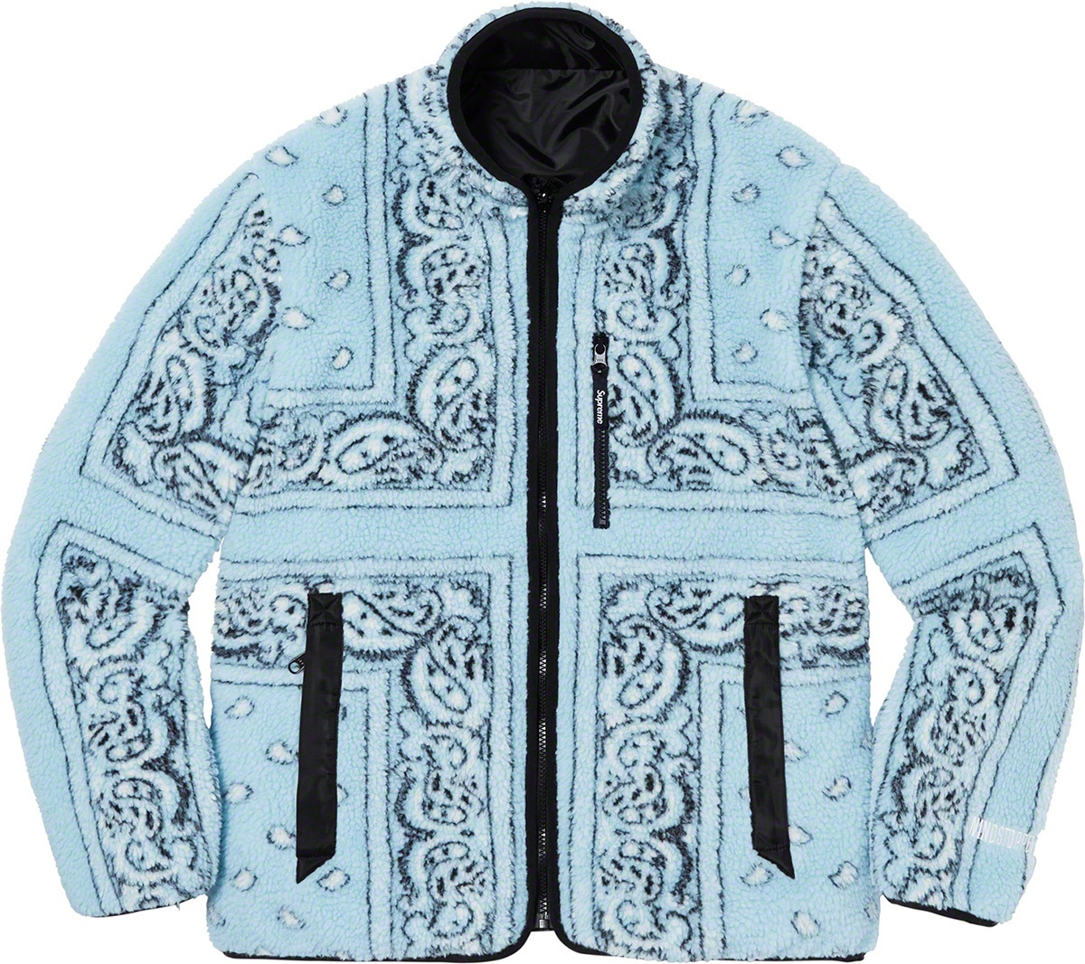 Reversible Bandana Fleece Jacket view 12